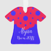 2024年の新しい女の子の名前オンドレスオーナメント オーナメント (正面)