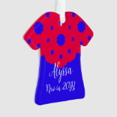 2024年の新しい女の子の名前オンドレスオーナメント オーナメント (正面)