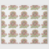 2024年の新年にボールが落ちた時に起きなさい ラッピングペーパー (フラット)