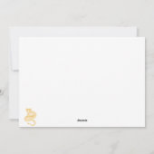 2024年の新年を祝う中国のドラゴン シーズンカード (裏面)