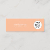 2024年の桃の色と会社のロカスタムゴ ロイヤリティカード (裏面)