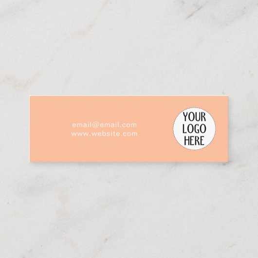 2024年の桃の色と会社のロカスタムゴ ロイヤリティカード (裏面)