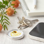 2024年の母と祖母の母の日の2つのタイトルを持っている キーホルダー (側面)