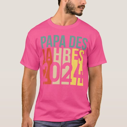 2024年の父ドイツのレトロの友人 Tシャツ (正面)