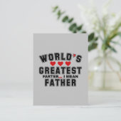 2024年の父最高の父の日 ポストカード (スタンド正面)