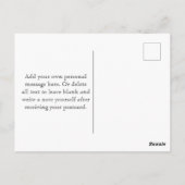 2024年の父最高の父の日 ポストカード (裏面)