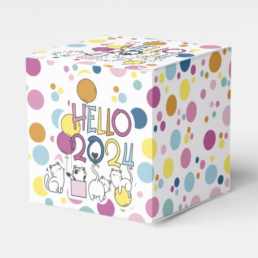 2024年の猫との遊お正月 フェイバーボックス (正面サイド)