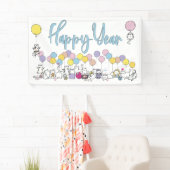 2024年の猫との遊お正月 横断幕 (インサイチュ)