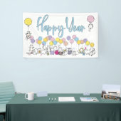 2024年の猫との遊お正月 横断幕 (トレードショー)