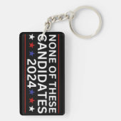 2024年の皮肉なフーおもしろいム候補なし キーホルダー (裏面)