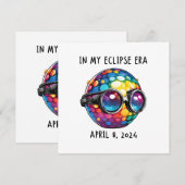 2024年の私の太陽食時代 招待状 (正面/裏面)