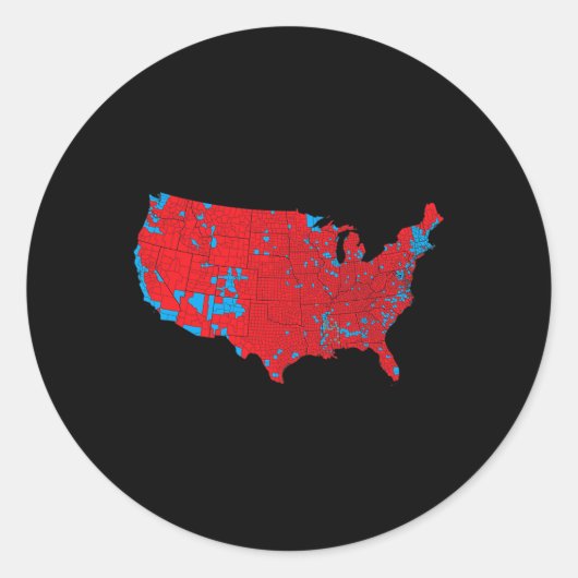 2024年の米国の赤波の地大統領の図選 ラウンドシール (正面)