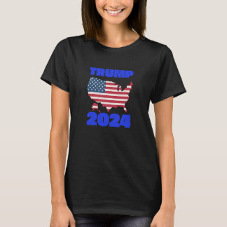 2024年の米国の選挙トランプと共和党の支持者 Tシャツ