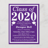 2024年の紅白卒業クラス インビテーションポストカード (正面)