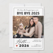 2024年の終わりから2025年の初めの写真まで シーズンカード (正面)