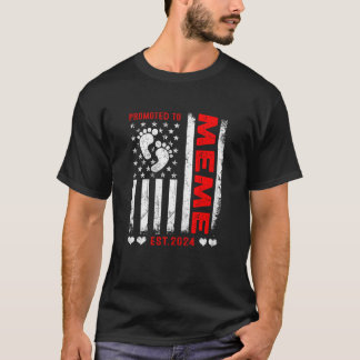 2024年の蛾に昇進したアメリカ合衆国ミーム旗 Tシャツ