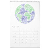 2024年の言語と言語を愛する人のためのカレンダー カレンダー (3月 2027)
