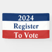 2024年の赤と青の登録投票 横断幕 (横)