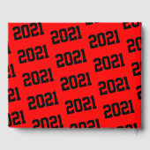 2024年の赤と黒の卒業パーティクラス ゲストブック (裏面)