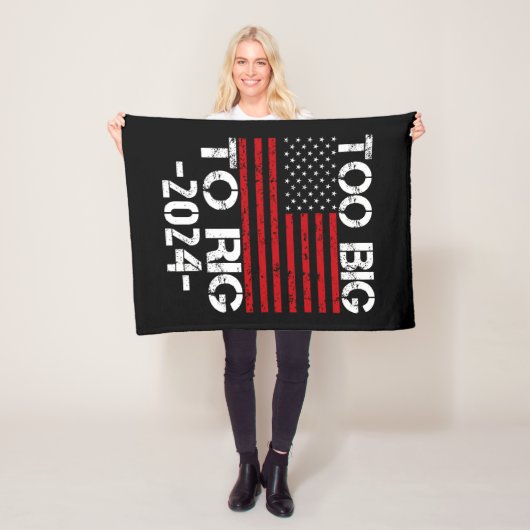 2024年の選挙で大きすぎる フリースブランケット (インサイチュ)