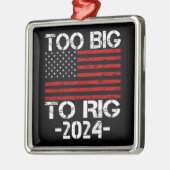 2024年の選挙で大きすぎる メタルオーナメント (左)