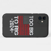2024年の選挙で大きすぎる Case-Mate iPhoneケース (裏面(横))