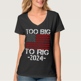 2024年の選挙で大きすぎる Tシャツ