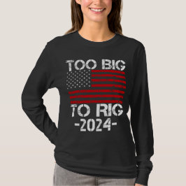 2024年の選挙で大きすぎる Tシャツ