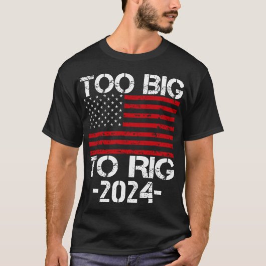 2024年の選挙で大きすぎる Tシャツ (正面)
