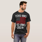 2024年の選挙で大きすぎる Tシャツ (正面フル)