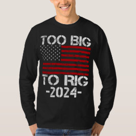 2024年の選挙で大きすぎる Tシャツ