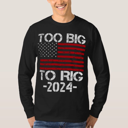 2024年の選挙で大きすぎる Tシャツ (正面)