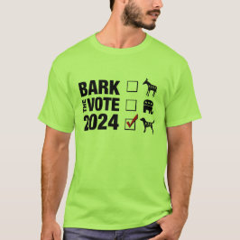 2024年の選挙を叫ぶ – 2024年の投票犬 Tシャツ