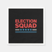 2024年の選挙民主党共和党議員 スタンダードカクテルナプキン (正面)