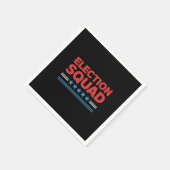 2024年の選挙民主党共和党議員 スタンダードカクテルナプキン (角)