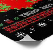 2024年の選挙結果醜いセーターの正確な地図 ポスター (角)