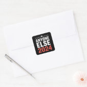 2024年の選挙運動の政治団体おもしろい スクエアシール (封筒)