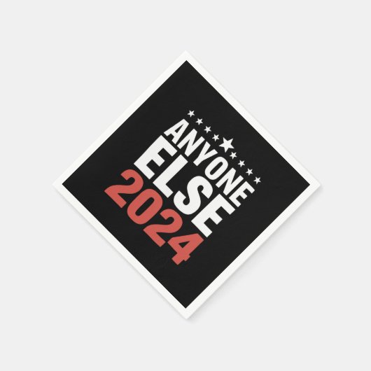 2024年の選挙運動の政治団体おもしろい スタンダードカクテルナプキン (角)