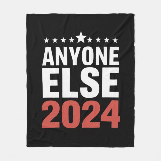 2024年の選挙運動の政治団体おもしろい フリースブランケット (正面)