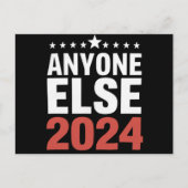 2024年の選挙運動の政治団体おもしろい ポストカード (正面)