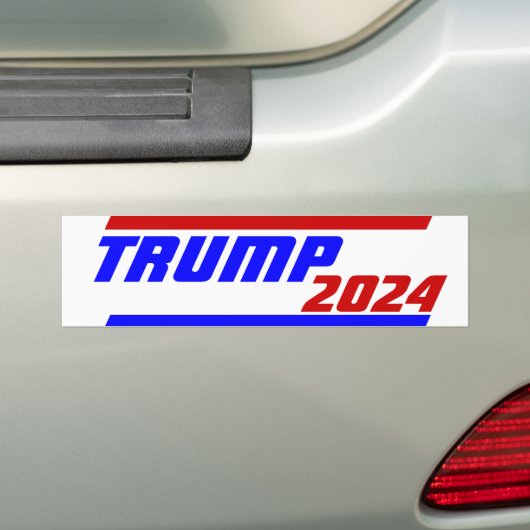 2024年の選挙運動の次期大統領TRUMP バンパーステッカー (車上)