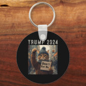 2024年の食べトランプに猫を使わない キーホルダー (正面)