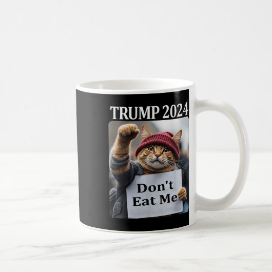2024年の食べトランプに猫を使わない コーヒーマグカップ (右)