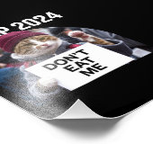 2024年の食べトランプに猫を使わない フォトプリント            (角)