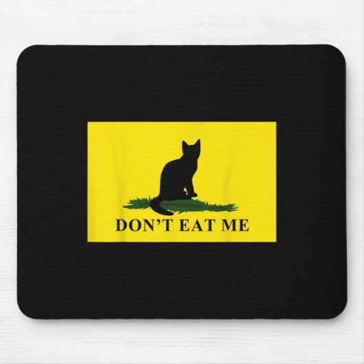 2024年の食べトランプに猫を使わない マウスパッド (正面)