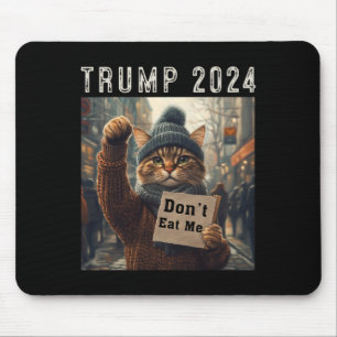 2024年の食べトランプに猫を使わない マウスパッド