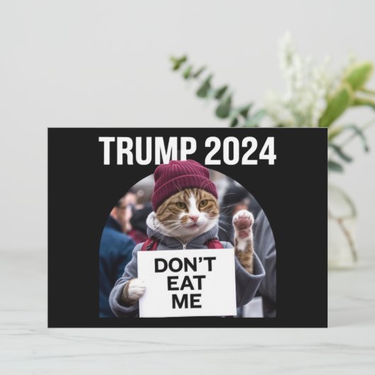 2024年の食べトランプに猫を使わない 招待状 (スタンド正面)
