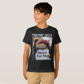 2024年の食べトランプに猫を使わない Tシャツ (正面フル)