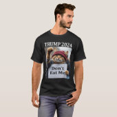 2024年の食べトランプに猫を使わない Tシャツ (正面フル)