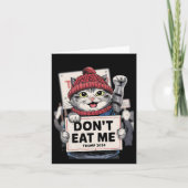 2024年の食べトランプの選挙で猫を飼わなおもしろいい カード (正面)